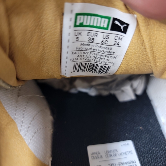 PUMA 50th Anniversary Golden Suede Metallic Leather Sneaker 1968 Women's Size 6 - Picture 13 of 14